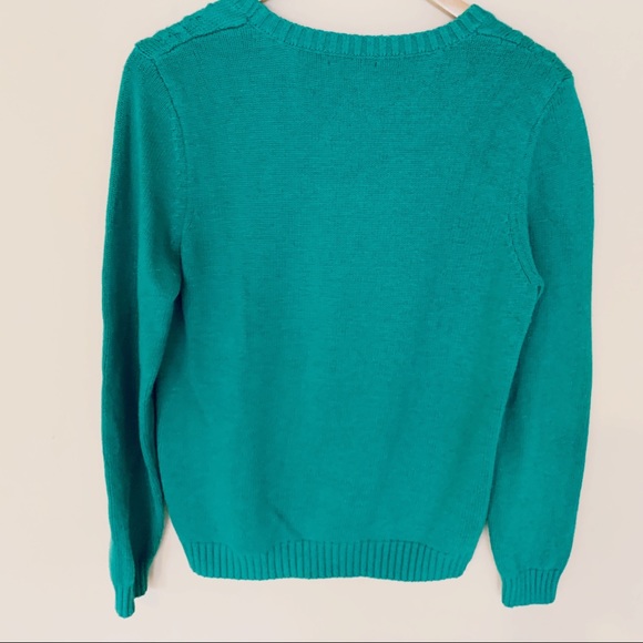 GAP Green Sweater Crew neck - Picture 7 of 7